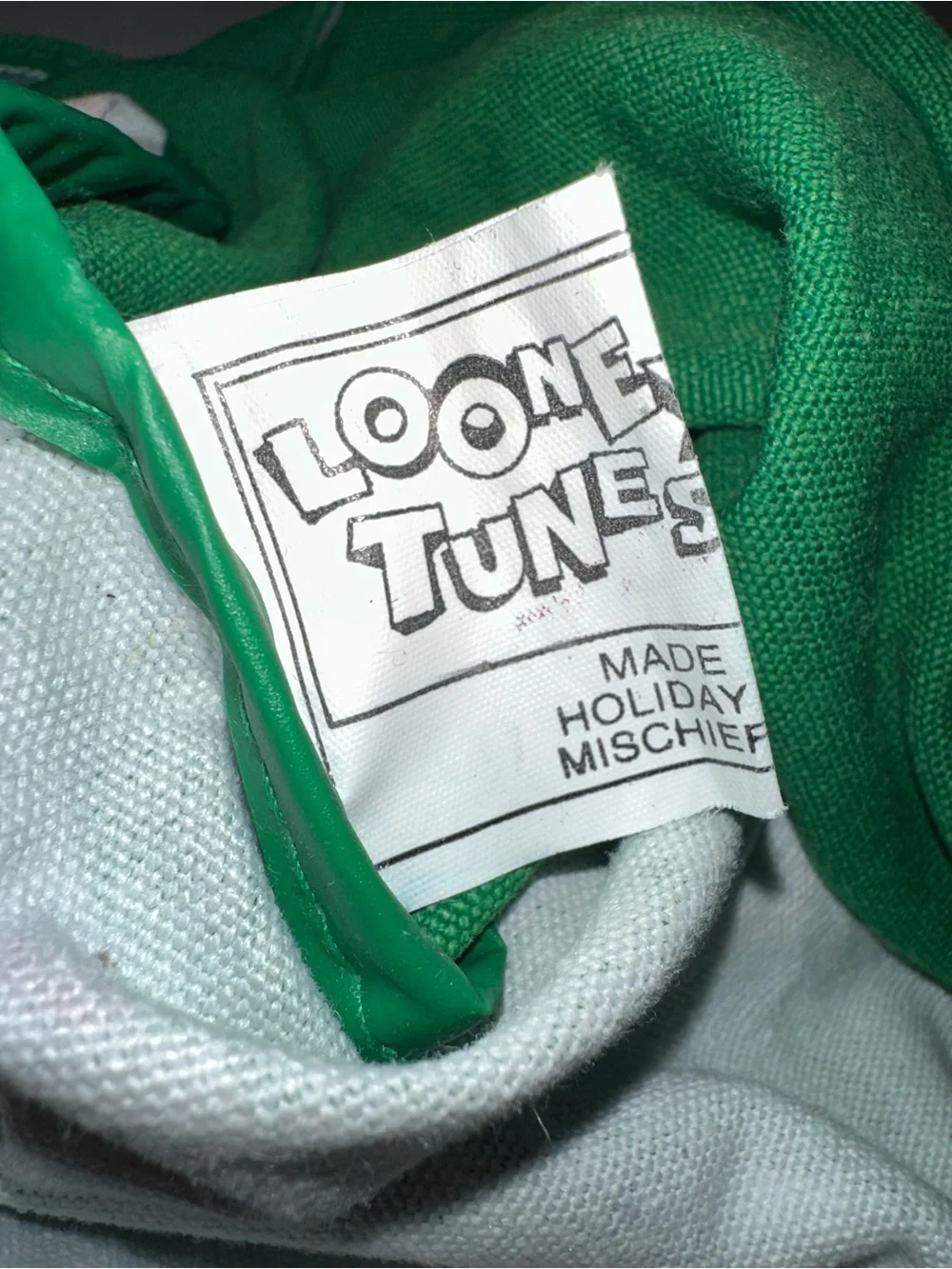 Vtg 1993 Looney Tunes Holiday Mischief Canvas Tote Bag